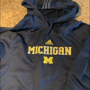 Adidas brand University of Michigan hoodie